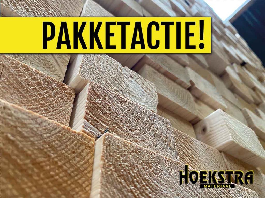 Massa inkoopvoordeel! Volle pakken 44x69 voor €1,25 per m1, Doe-het-zelf en Verbouw, Hout en Planken, Nieuw, Overige typen, Vuren