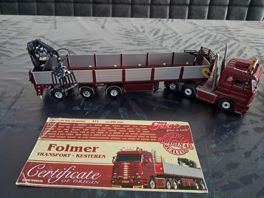 Folmer scania 143, Ophalen of Verzenden, Gebruikt, Bus of Vrachtwagen, Overige merken