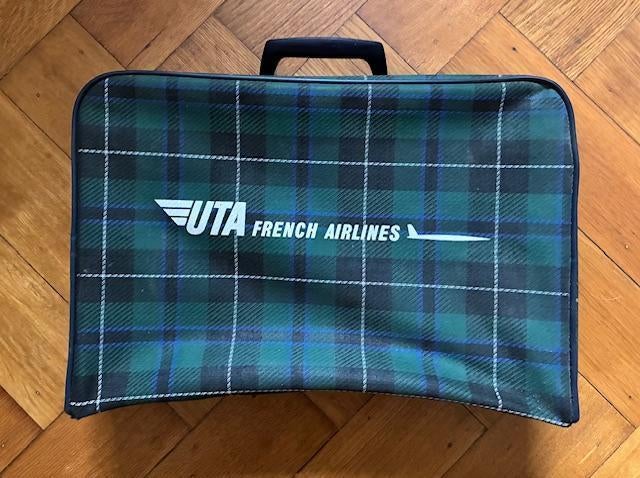 UTA French Airlines - stewardes tas, Ophalen of Verzenden, Gebruikt, Overige typen