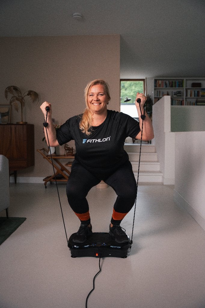 Fithlon Trilplaat - Powerplate - Vibratie plaat - Fitness, Overige materialen, Trilplaat, Ophalen of Verzenden, Armen