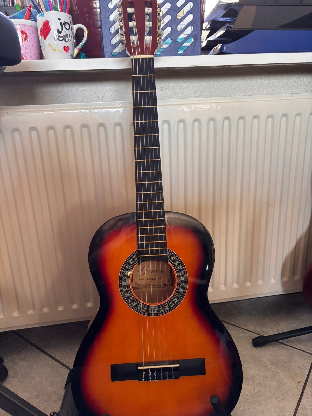 Kindergitaar Incl gitaarhoes, Ophalen, Zo goed als nieuw, Klassieke of Spaanse gitaar