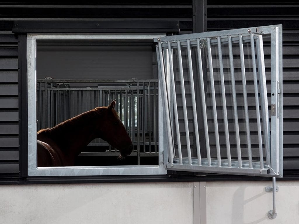 Gegalvaniseerde stalramen voor paardenbox – Productie in NL, Stalling, 1 paard of pony