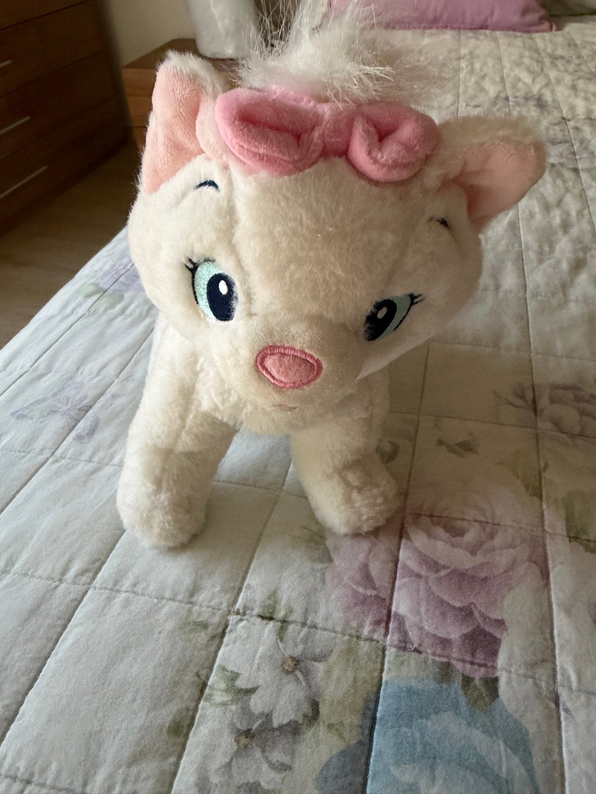 Disney Marie (Aristocats) knuffel met licht en geluid, Ophalen of Verzenden, Zo goed als nieuw, Kat, Primark