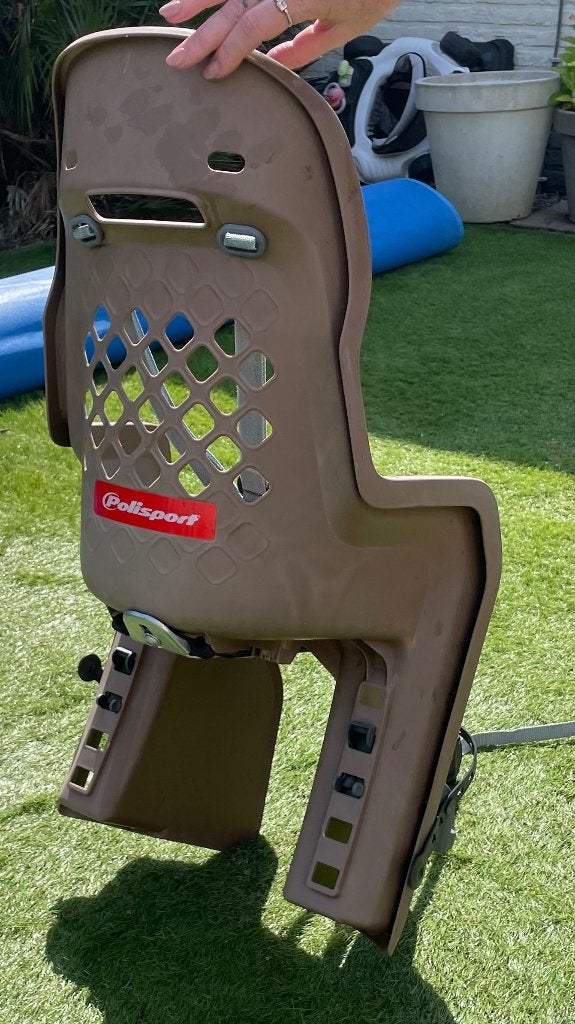 Polisport fietsstoeltje, Ophalen, Achterzitje, 9 t/m 18 kg, Zo goed als nieuw