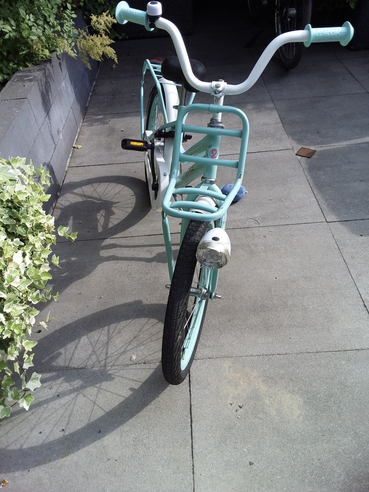 20 inch meisjes fiets, Fietsen en Brommers, Fietsen | Kinderfietsjes, Ophalen, Zo goed als nieuw, Terugtraprem, 20 inch of meer