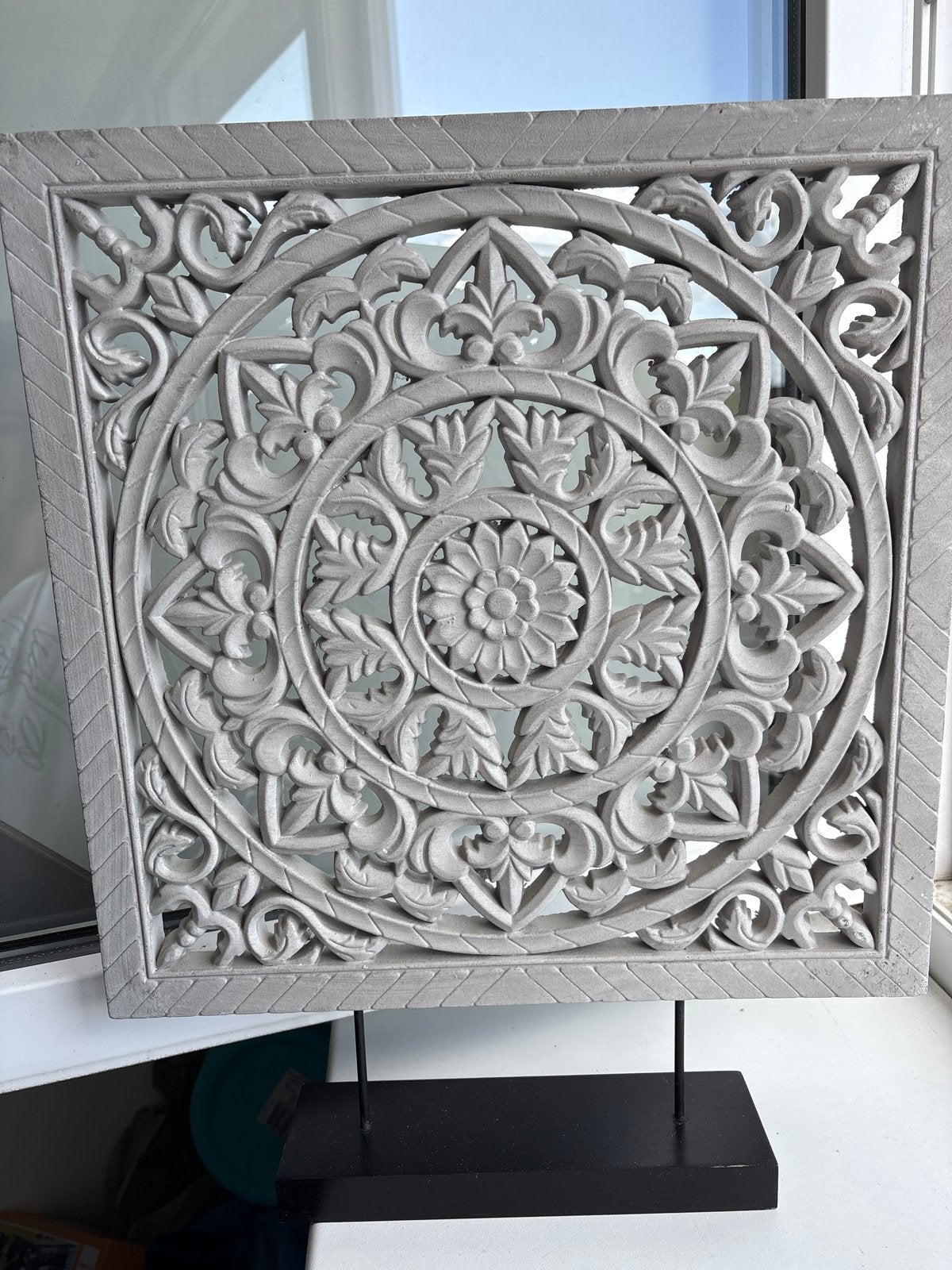 Raamdecoratie, Ophalen, Oosters, Hout, Decoratieobject