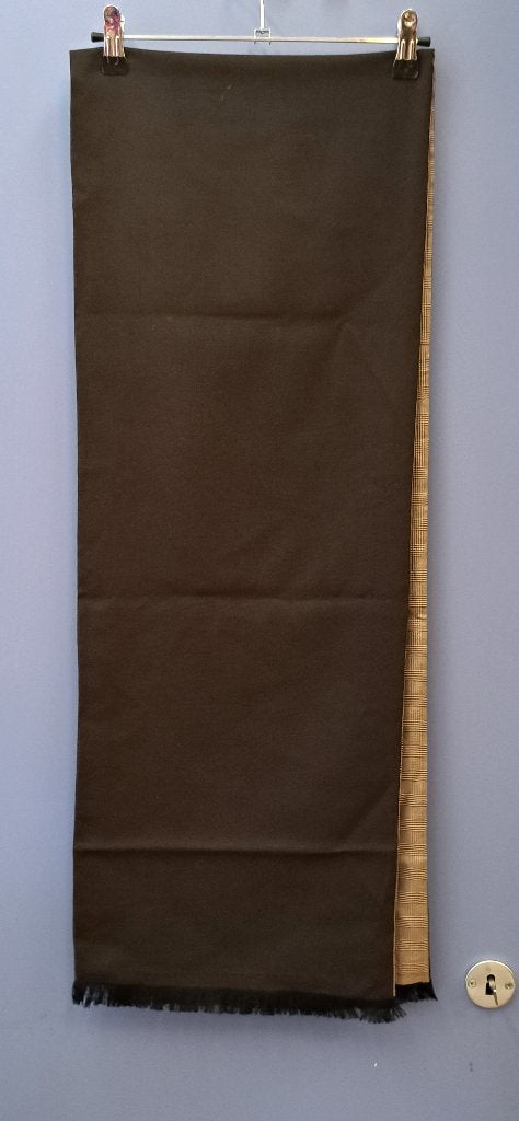Petronius sjaal chic designer zwart /geruit cashmere 46140, Maat 46/48 (XL) of groter, Ophalen of Verzenden, Zo goed als nieuw