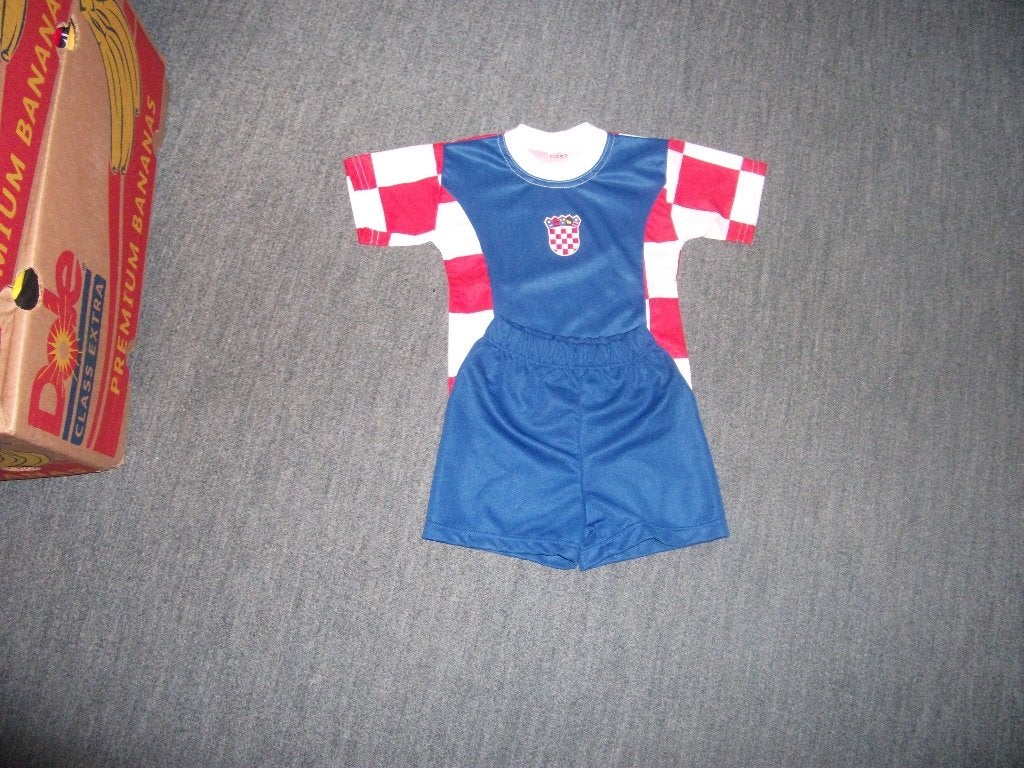 KROATIE tenue maat 80 (blauw), Maat XS of kleiner, Verzenden, Shirt