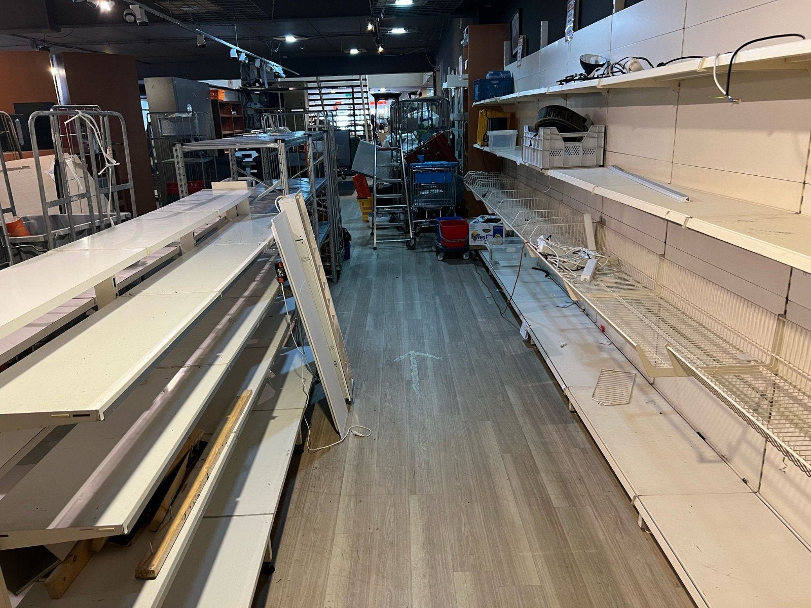 Winkelstellingen - 3 meter moderne stelling L+R, Ophalen, Gebruikt
