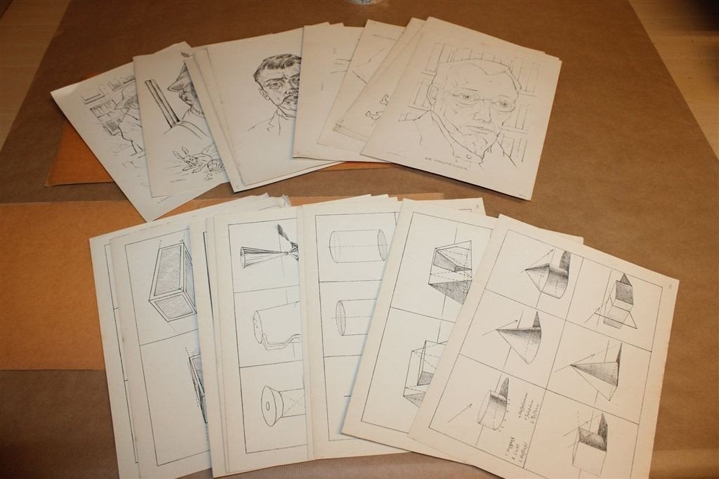 Tekenkunst Op De Lagere School [2 Delen] — ca. 1930, Ophalen of Verzenden, Gelezen