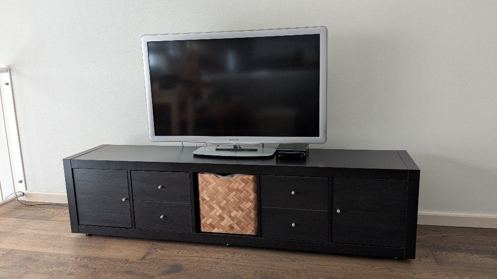 Ikea Expedit / Kallax kast met 5 vakken, Ophalen, 150 tot 200 cm, Zo goed als nieuw, Minder dan 100 cm