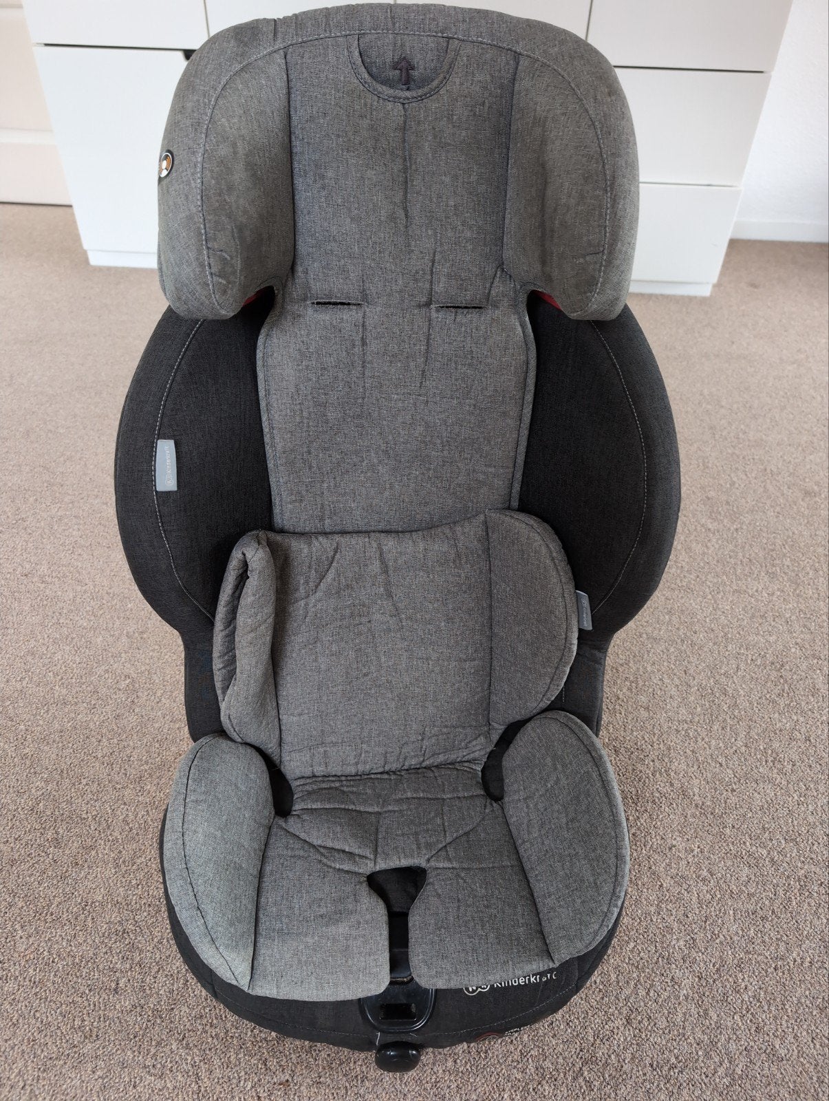 Kinderkraft Safety-Fix Autostoel - Isofix, 15-36 kg Grijs, Autogordel of Isofix, Gebruikt, 15 t/m 36 kg, Zijbescherming