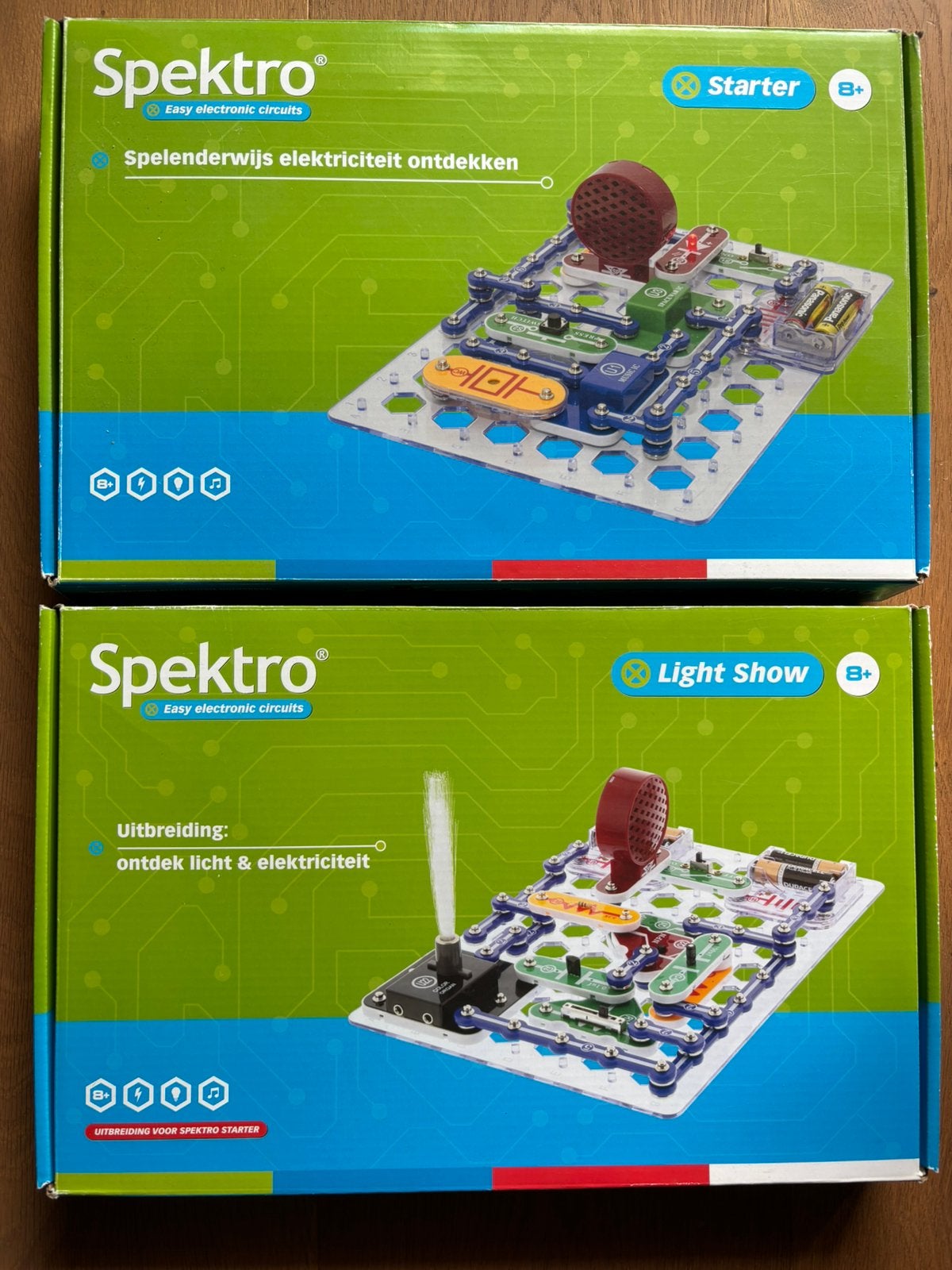 Spektro electrotechniek (startersset/uitbreiding lightshow), Ophalen, Zo goed als nieuw, Bouwen