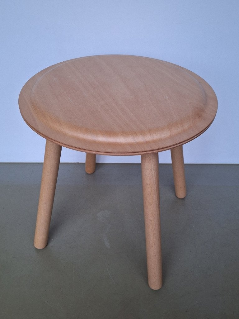 vintage Ikea design Jon Karlsson bijzettafelje h= 44cm, Ophalen, Minder dan 45 cm, Minder dan 55 cm, Rond