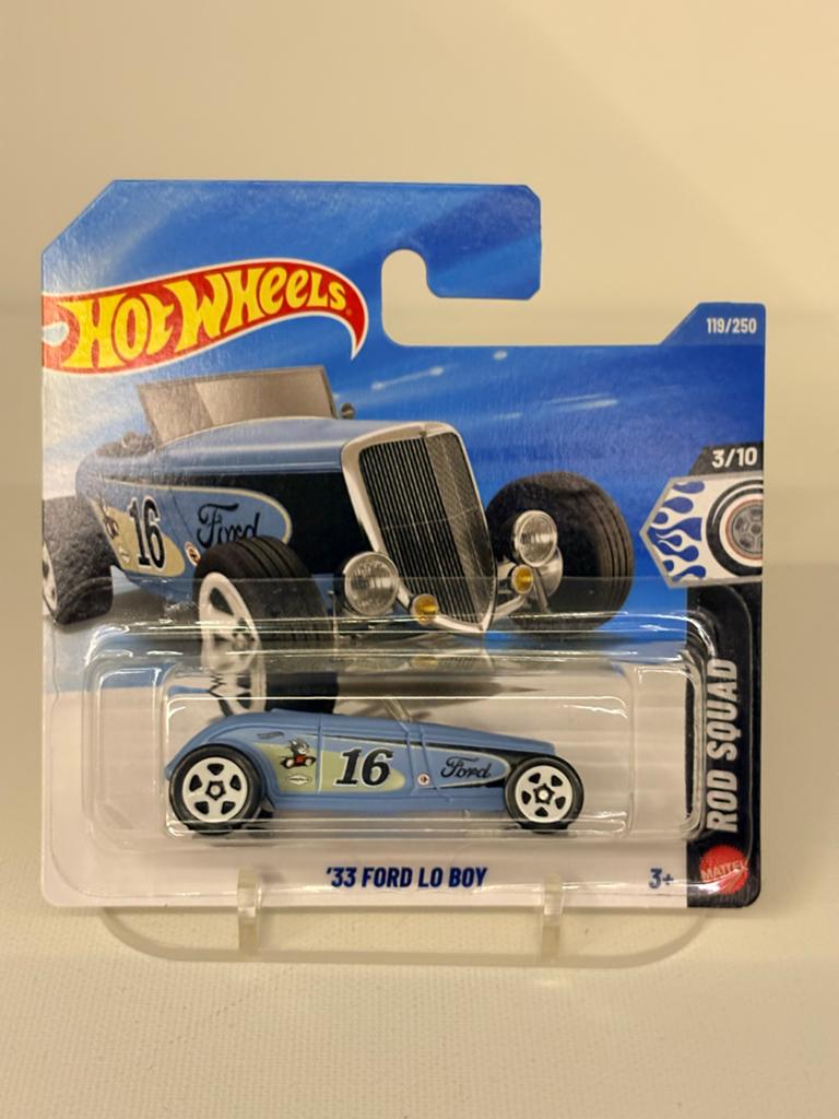 Hot Wheels '33 Ford Lo Boy Rod Squad 2026 Nieuw, Auto, Nieuw, Ophalen of Verzenden, Mattel