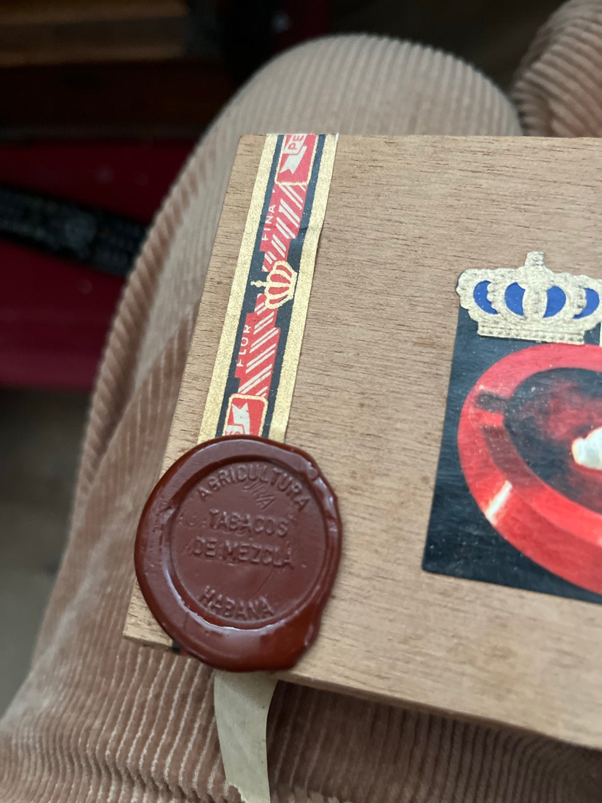 Vintage Bijzondere Sigaren in Houten Kistje - Peerless, Verzamelen, Verzenden, Gebruikt, Overige typen