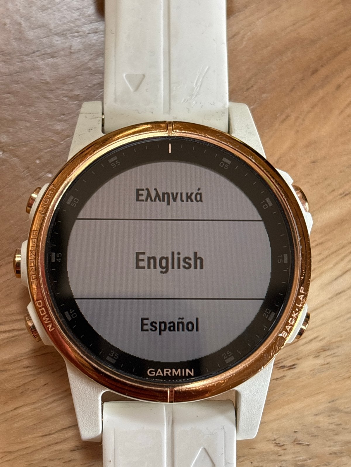 Garmin Fenix 5S Plus Sapphire - Wit/Roségoud, Verzenden, Wit, Waterdicht, Android