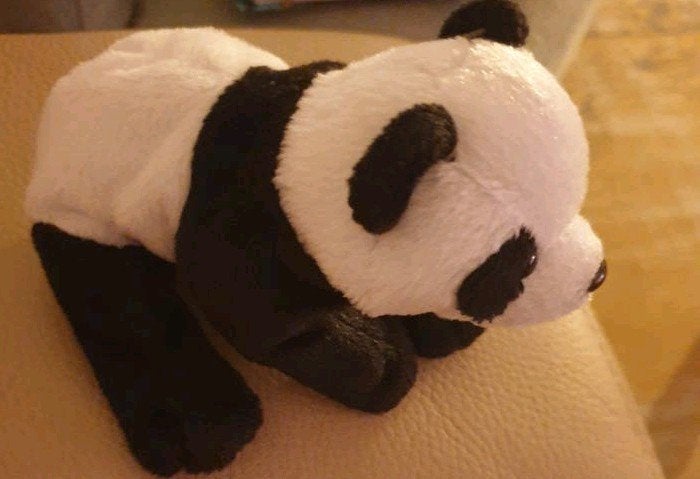 WWF Panda Knuffel, Overige karakters, Overige typen, Zwart, Ophalen of Verzenden