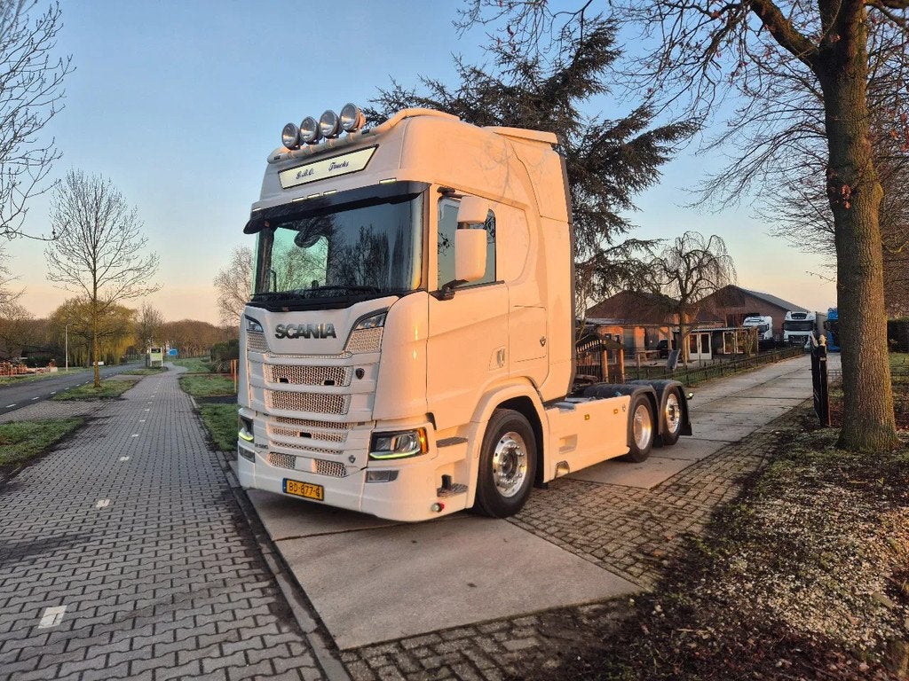 Scania R580 R580 Nextgen V8 No Egr (bj 2019), Automaat, Euro 6, Wit, Leder