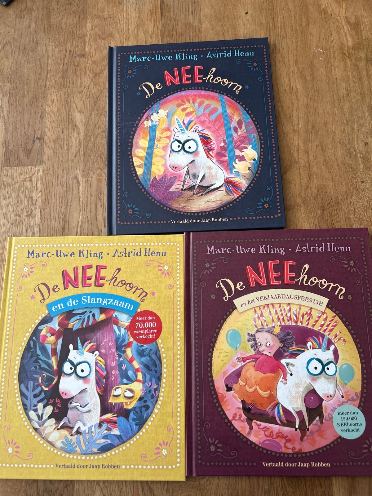 De Neehoorn complete set - 3 boeken van Marc-Uwe Kling, Ophalen of Verzenden, Zo goed als nieuw, Fictie algemeen