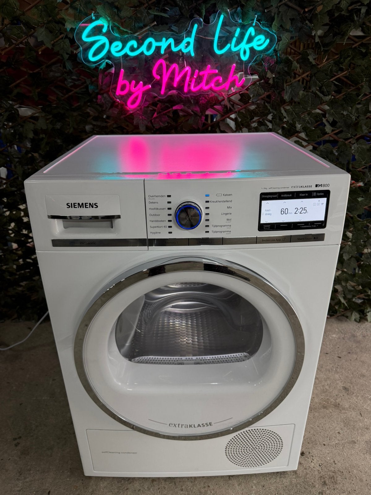 Siemens iQ800 9kg ExtraKlasse Warmtepompdroger, Ophalen, Anti-kreukfase, Overige typen, 8 tot 10 kg