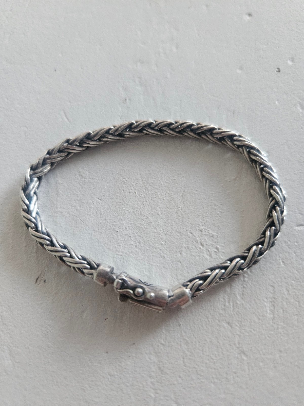 Buddha to Buddha armband zilver, Sieraden, Tassen en Uiterlijk, Armbanden, Ophalen of Verzenden, Zo goed als nieuw, Zilver, Zilver