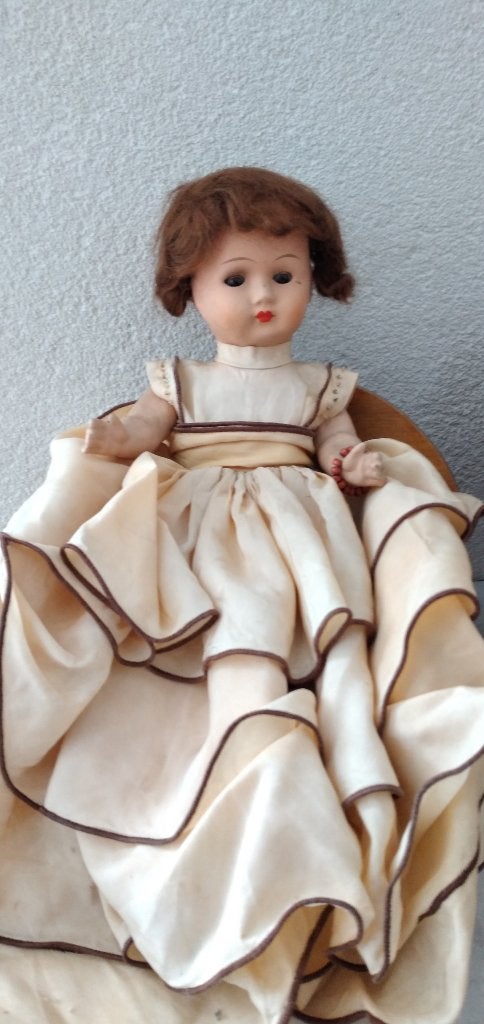 Oude poppen, Verzamelen, Ophalen of Verzenden, Gebruikt, Pop