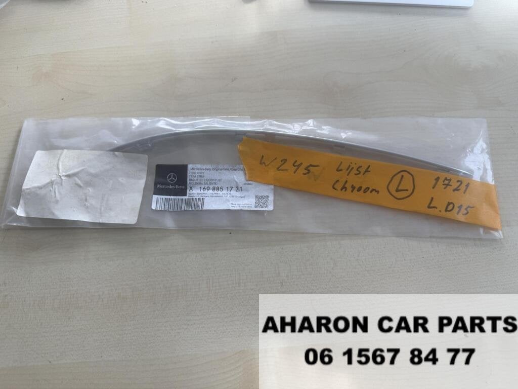 W245 Lijst Chroom Voorbumper Links SIERLIJST Origineel 1721, Gebruikt, Ophalen of Verzenden