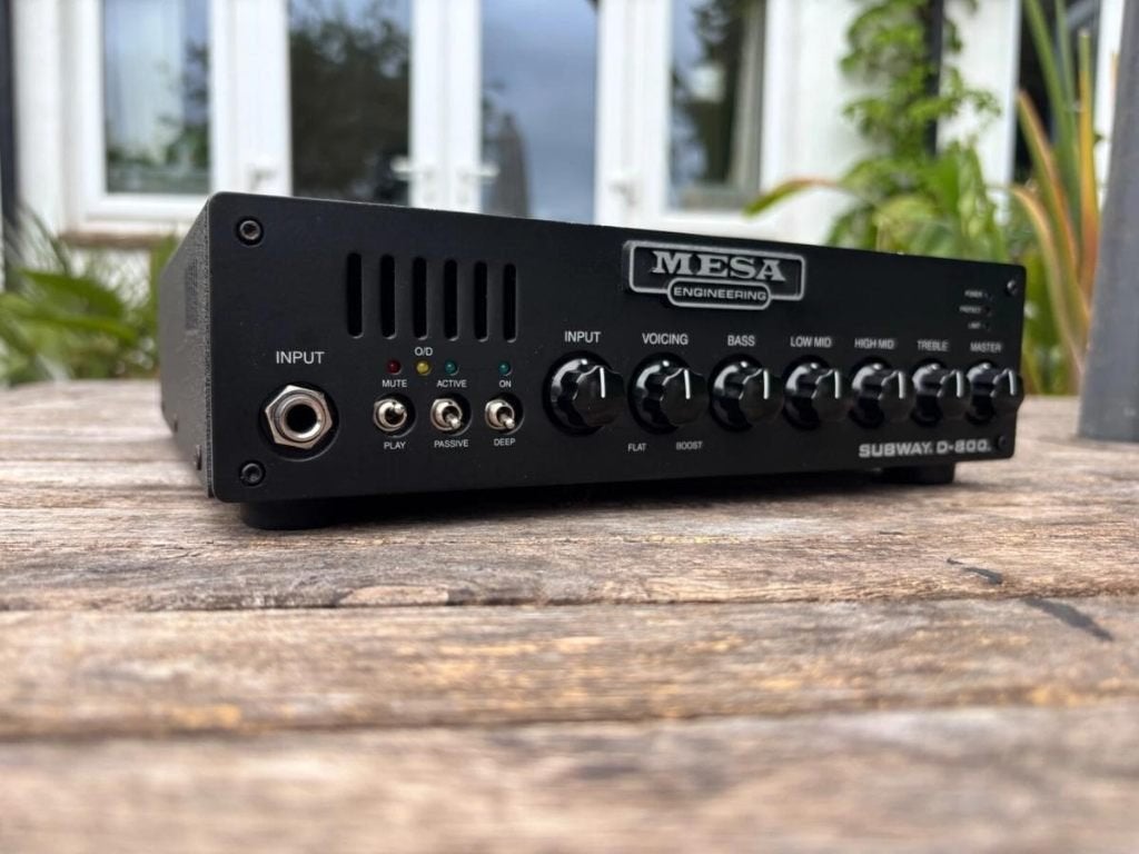 Mesa Boogie Subway D-800 Bassversterker Class D 2,5 kg Gebr, Muziek en Instrumenten, Ophalen, Nieuw, Minder dan 50 watt
