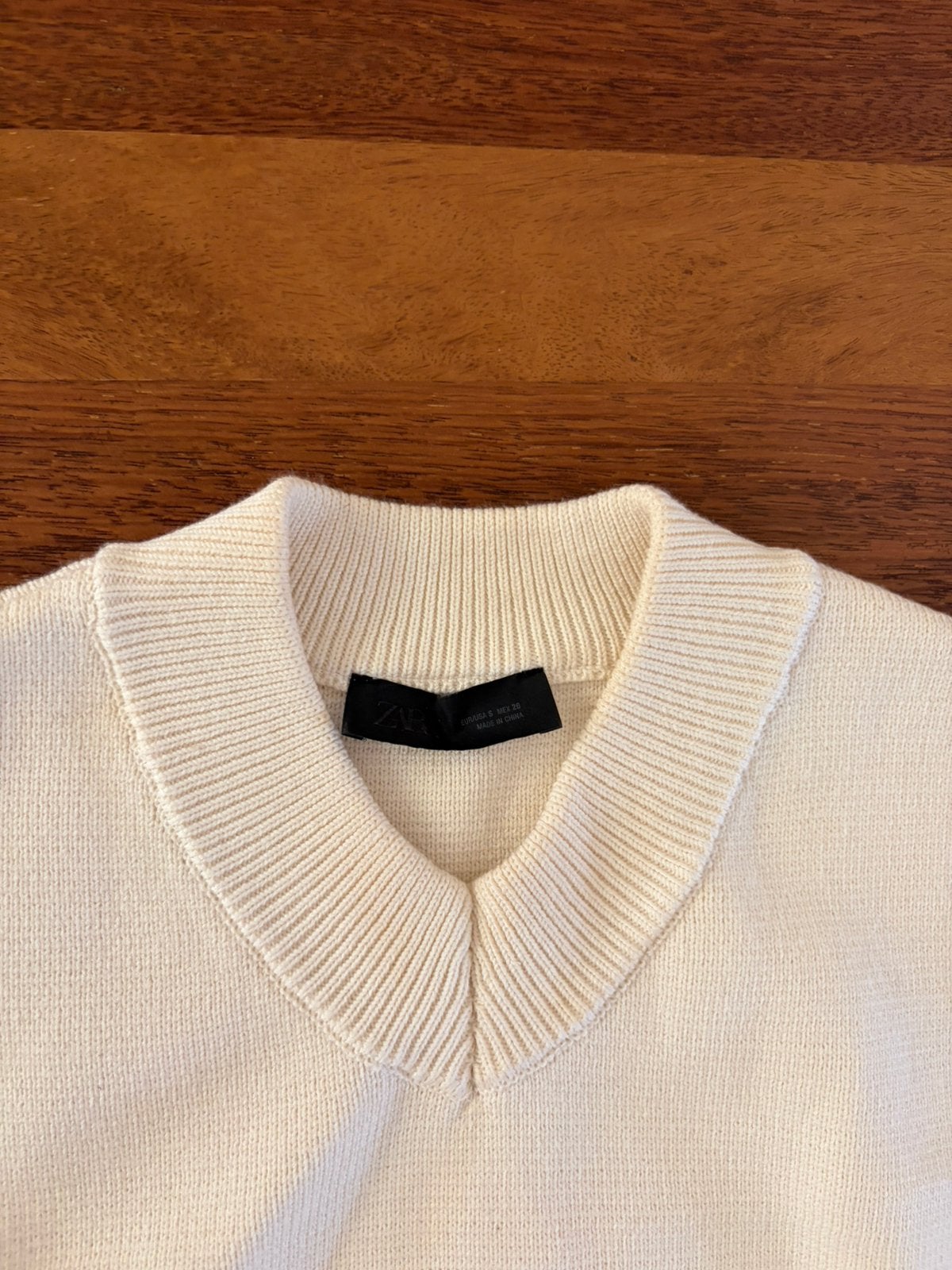Zara top beige, Verzenden, Beige, Zo goed als nieuw, Maat 36 (S)