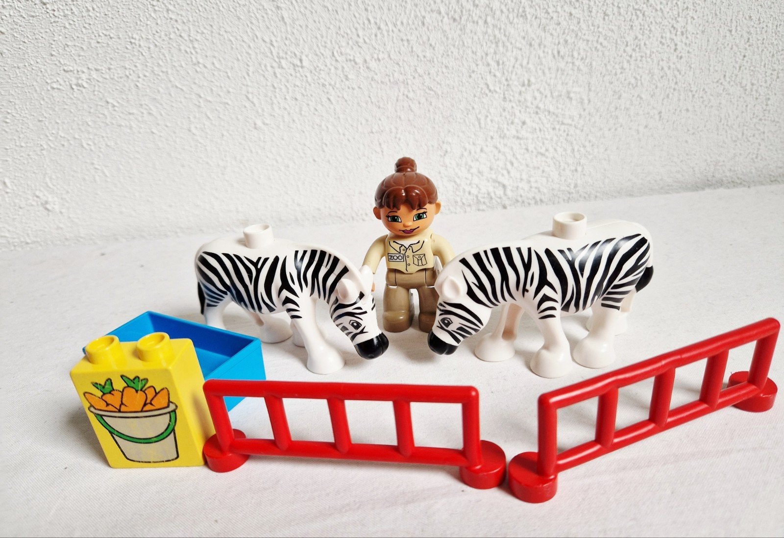 Duplo dierentuin dieren safari zebra, Ophalen of Verzenden, Gebruikt, Duplo