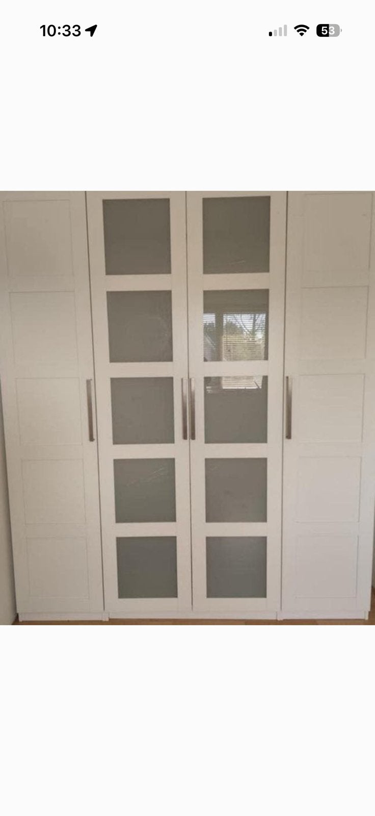 Ikea pax kast, Ophalen, Gebruikt, 50 tot 75 cm, 200 cm of meer