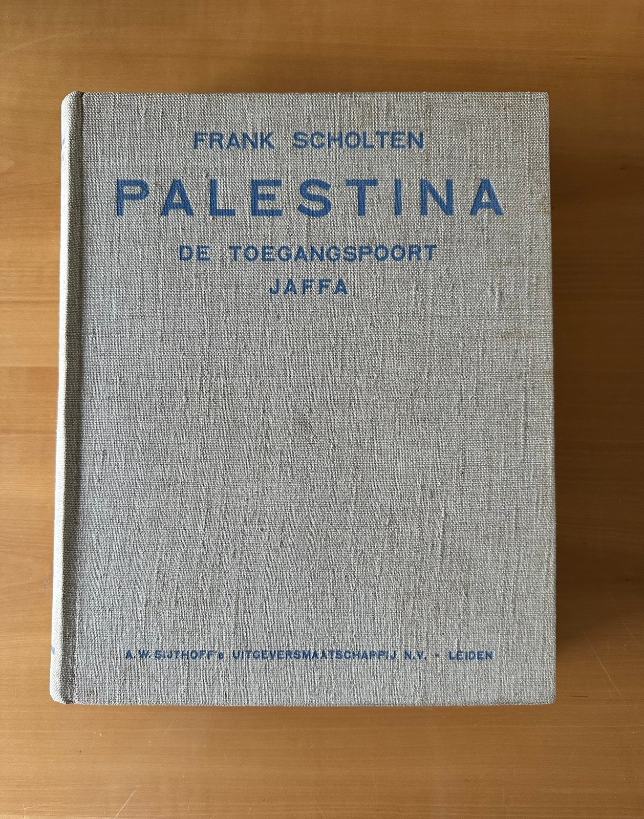Fotoboek Frank Scholten Palestina de toegangspoort Jaffa1935, Boeken, Ophalen of Verzenden, Fotografen