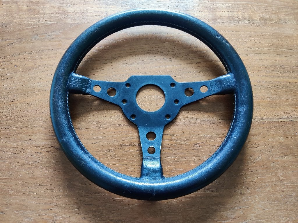 Vintage Victor N (Kremer Porsche) leren sportstuur 360mm, Ophalen of Verzenden