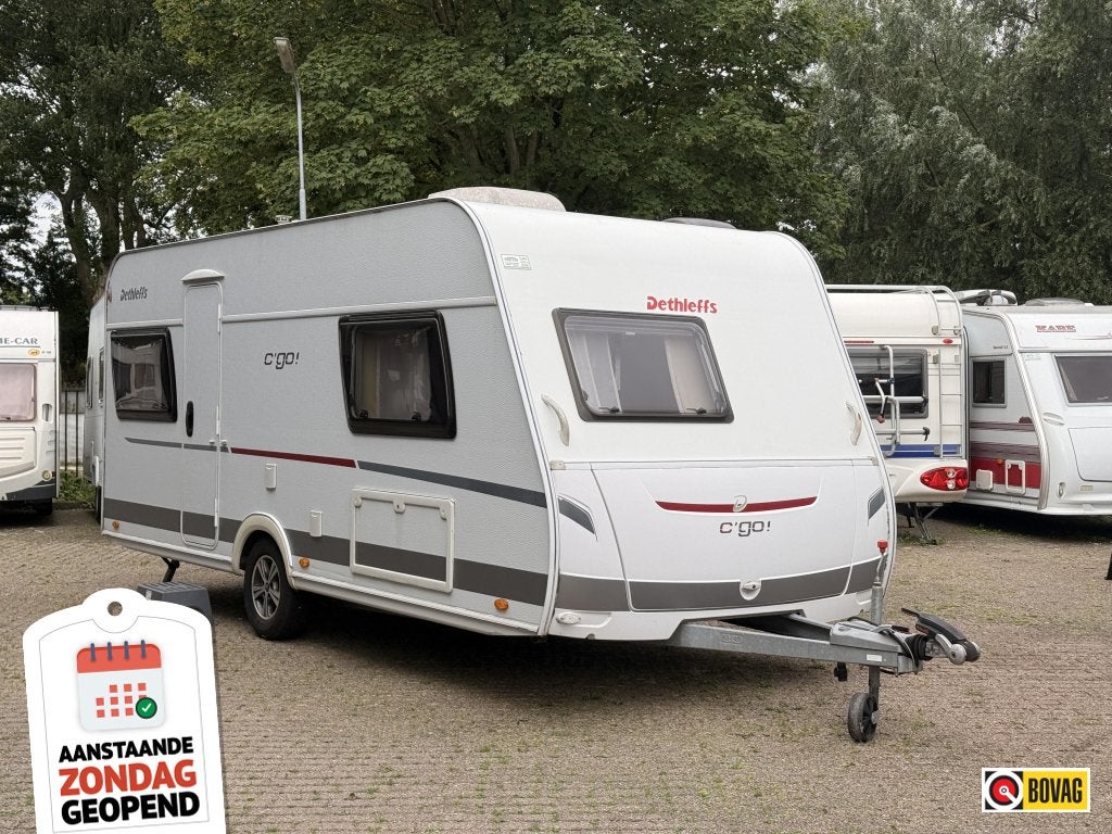 Dethleffs C'Go 475 FR, Rondzit, Fransbed, ((Zondag open)), Caravans en Kamperen, Rondzit, Bedrijf, 750 - 1000 kg, Overige typen