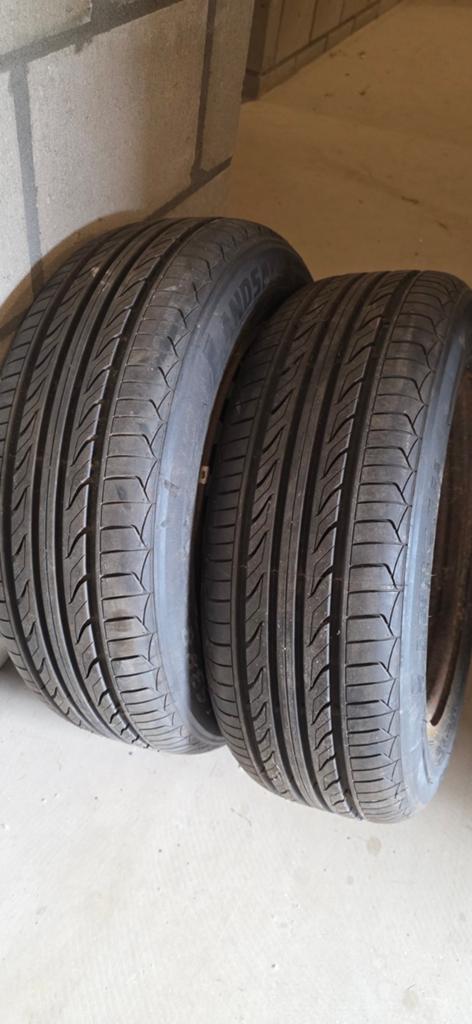 Landsail zomerbanden op stalen velgen 185/65R14, Ophalen of Verzenden, Gebruikt