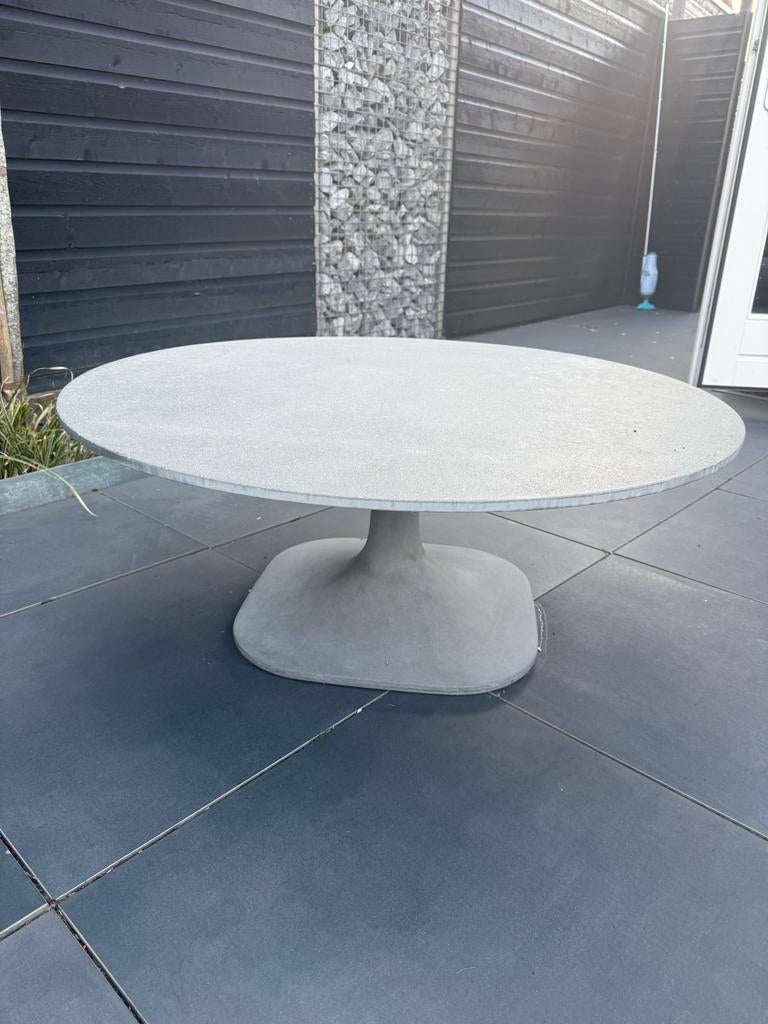 Moderne ronde tuintafel van natuursteen, Ophalen, Gebruikt, Rond, Overige materialen
