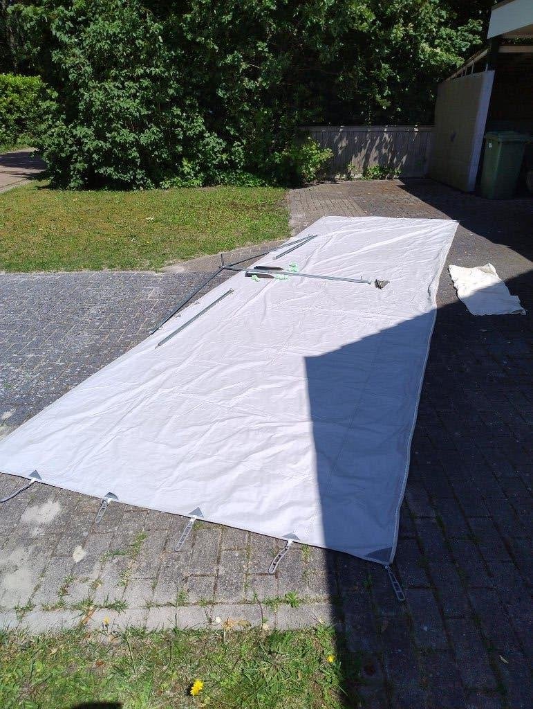 Zeil (Waterdicht) met pees 6 x 1.80 meter, Ophalen, Gebruikt