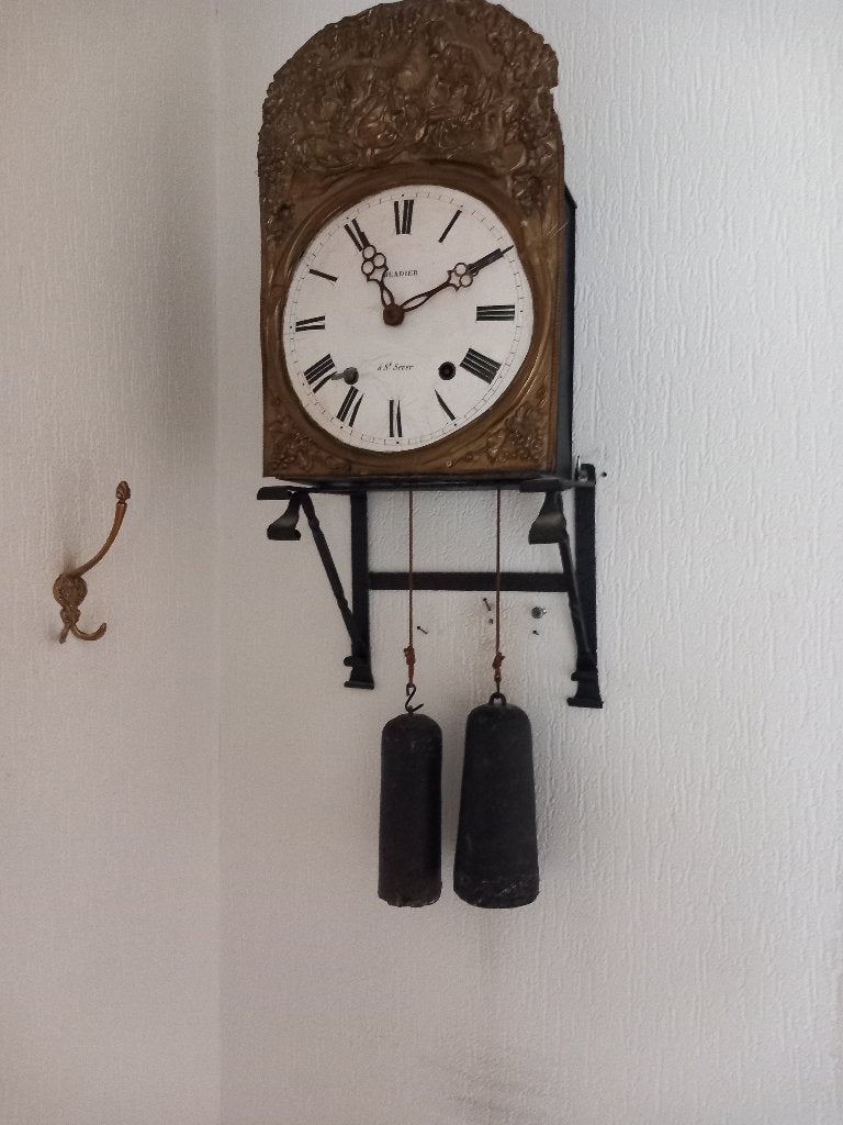 antieke klok, Ophalen