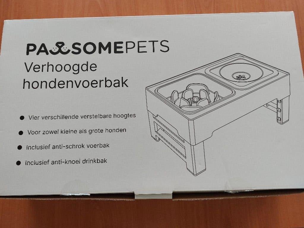 Voerbak hond, Ophalen, Verstelbaar