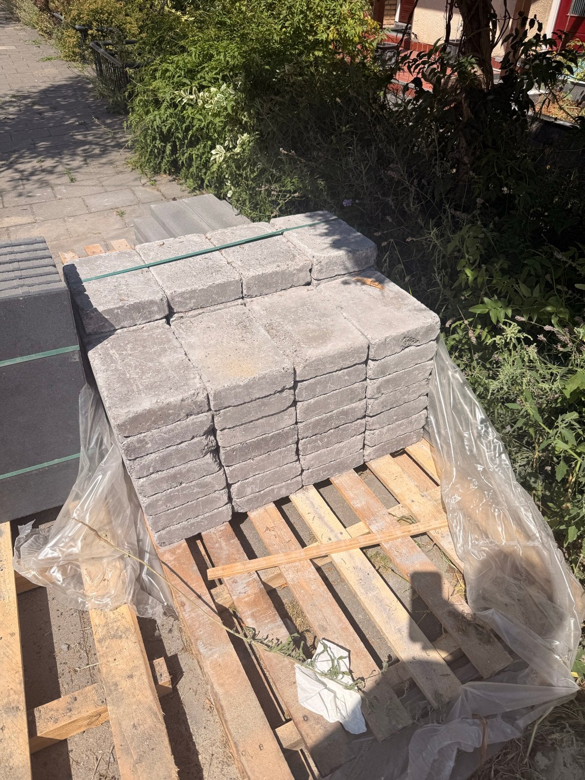 Tuintegels.  Diverse.  GRATIS., Tuin en Terras, Ophalen, Nieuw, 5 tot 10 m², Beton