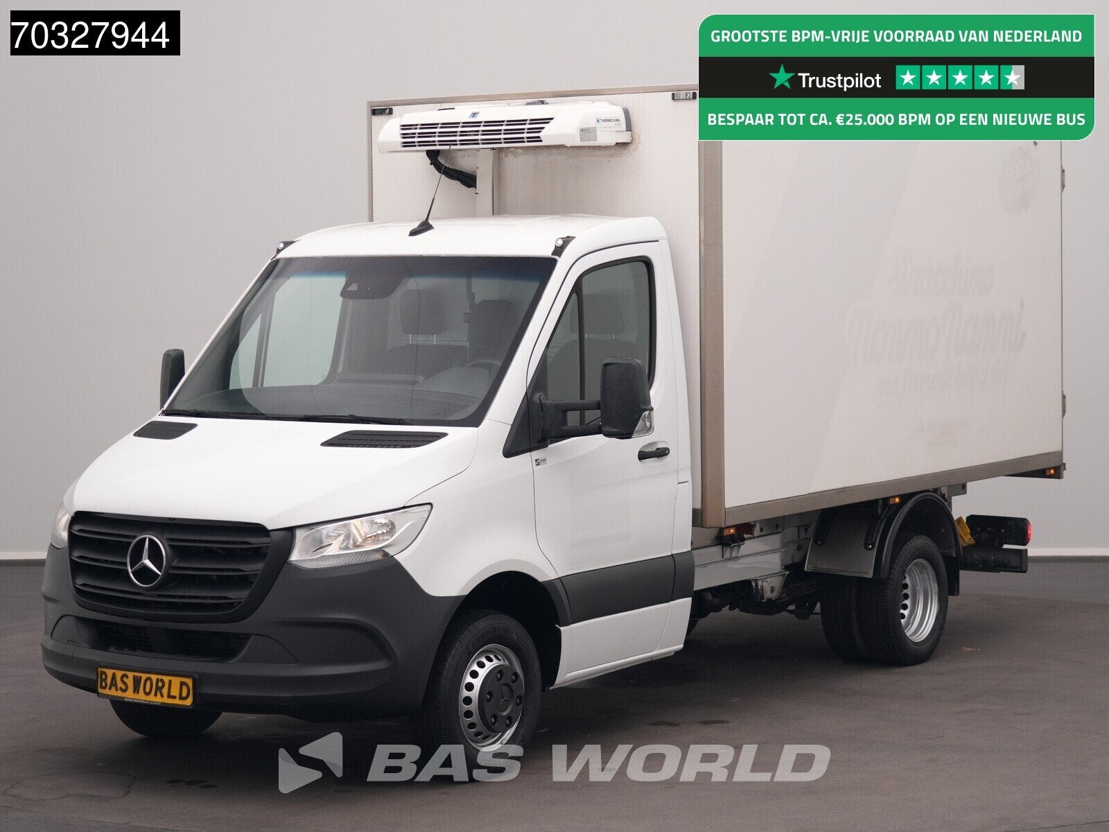 Mercedes Sprinter 416 CDI Koelwagen Vriezer Achterdeuren Dub, Auto's, Stof, Gebruikt, Euro 6, 4 cilinders