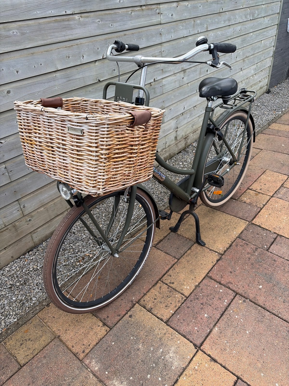 Popal Daily Dutch Basic Damesfiets - Olijfgroen, Fietsen en Brommers, Fietsen | Dames | Damesfietsen, Terugtraprem, Gebruikt, Versnellingen