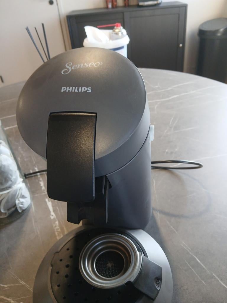 Philips Senseo Koffiezetapparaat - Grijs met pads, Koffiepads en cups, Gebruikt, Koffiemachine, Ophalen of Verzenden