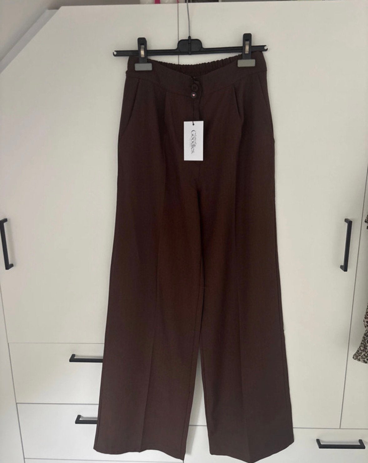 Bruine pantalon, Bruin, Verzenden, Nieuw, Maat 36 (S)