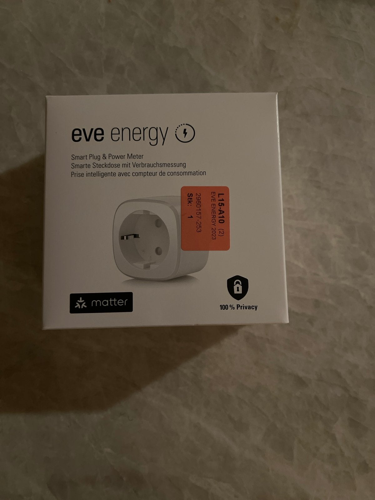 Eve Energy Smart Plug - Nieuw, enkel uitgepakt, Kunststof, Ophalen of Verzenden, Zo goed als nieuw, Modern