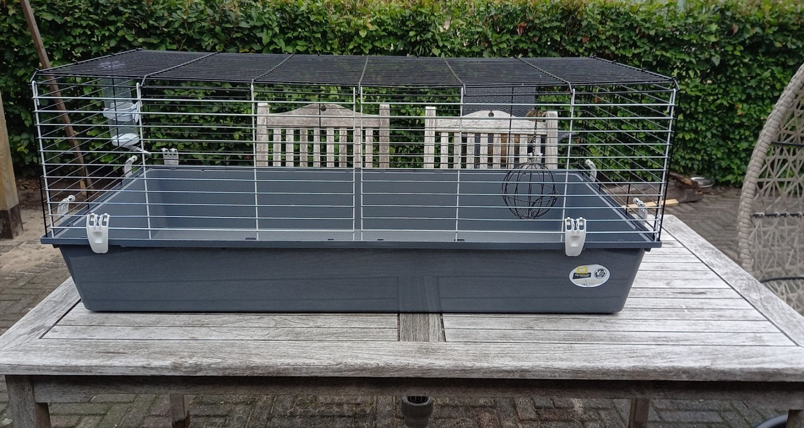 Grote cavia/konijnenkooi, Kooi, 110 cm of meer, Zo goed als nieuw, Cavia