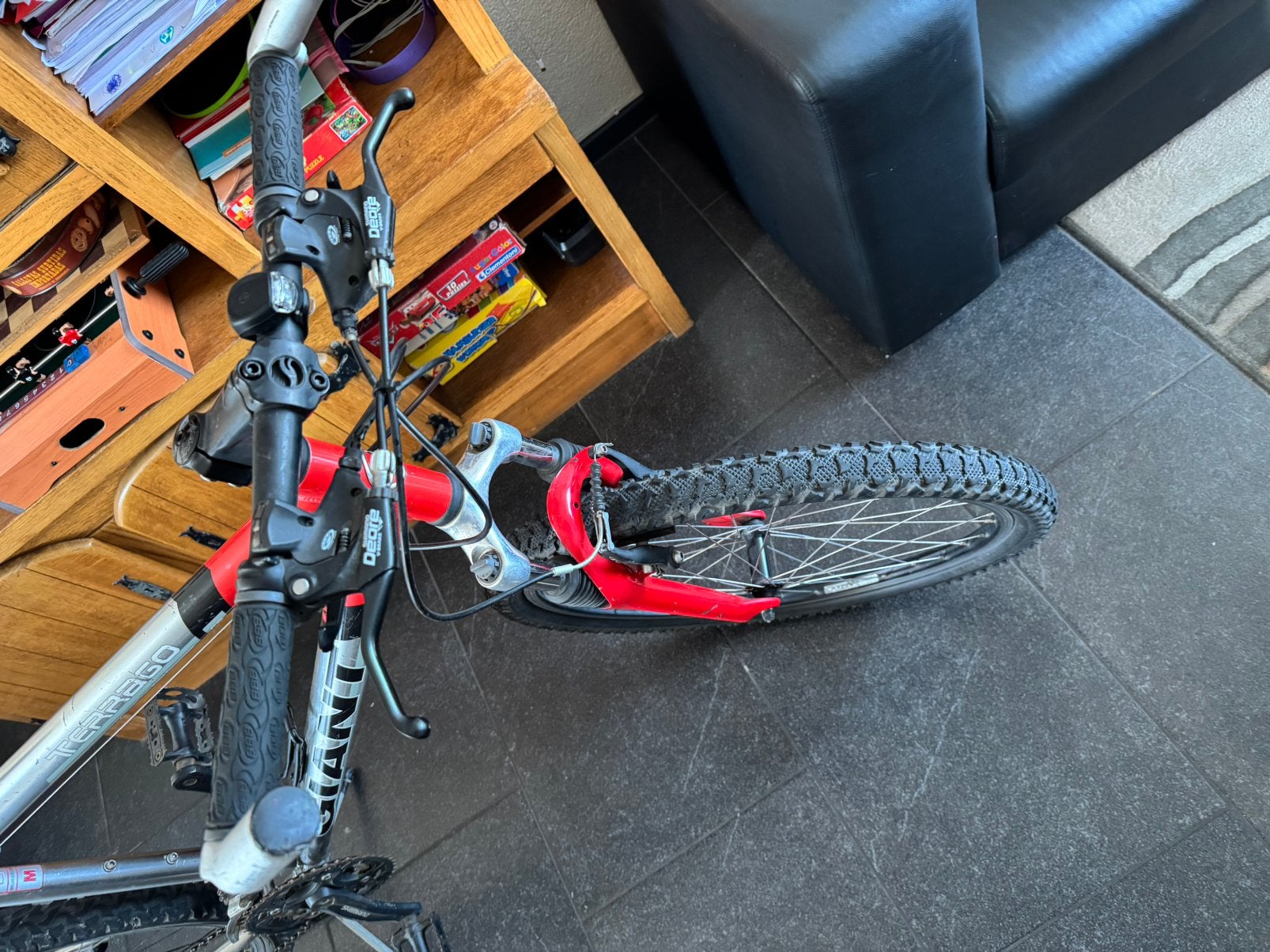 Stoere Giant mountainbike / jongensfiets 26 inch, Ophalen, 26 inch of meer, Handrem
