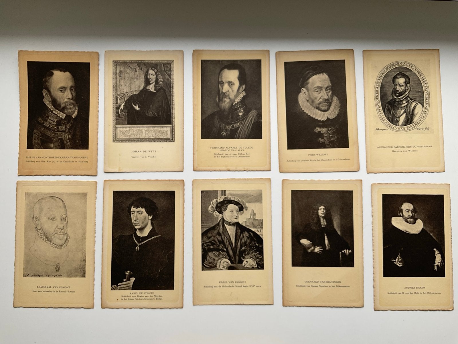 41 historische prenten beroemde personen, Gebruikt, Ophalen of Verzenden, Voor 1940, Prent