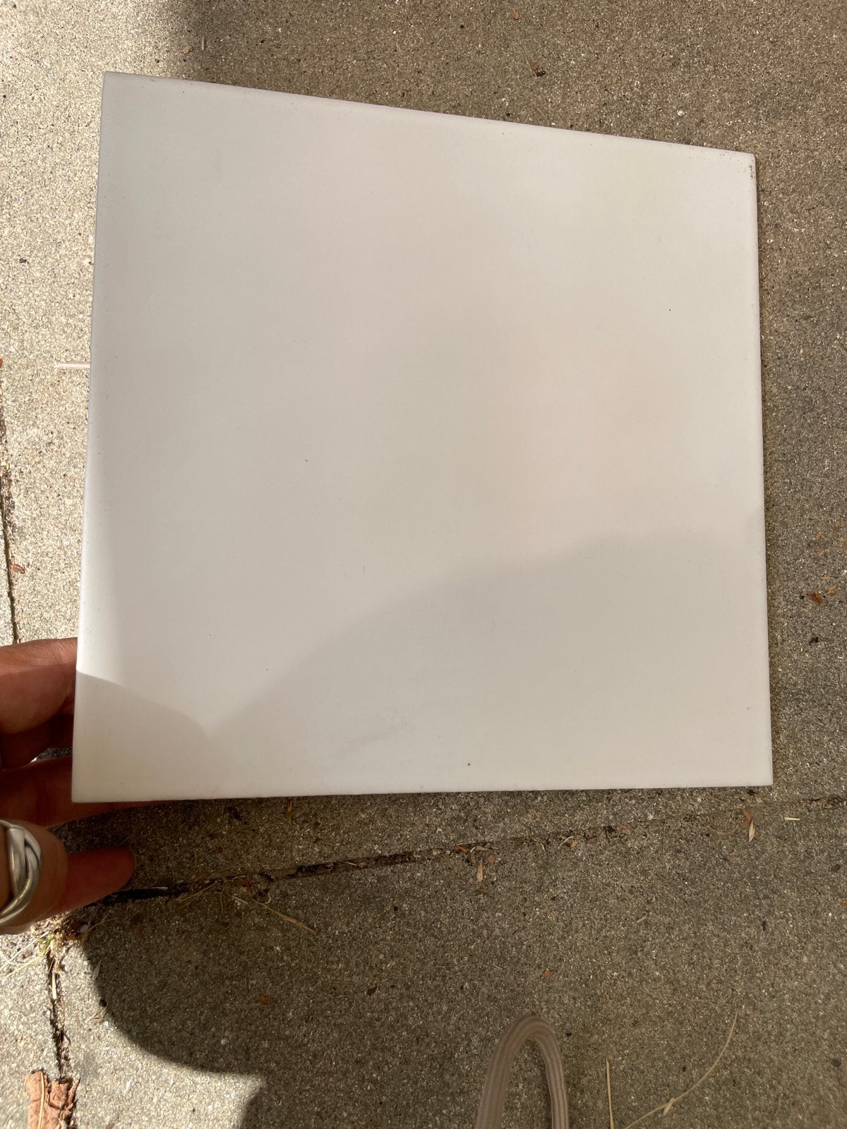 17 Nieuwe witte tegels 20x20 cm voor vloer of muur, Ophalen, Keramiek, Nieuw, 20 tot 40 cm